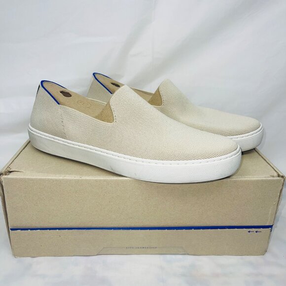 Rothy’s The Original Slip-On Canvas Shoe Size 11 in Sand - Picture 3 of 11